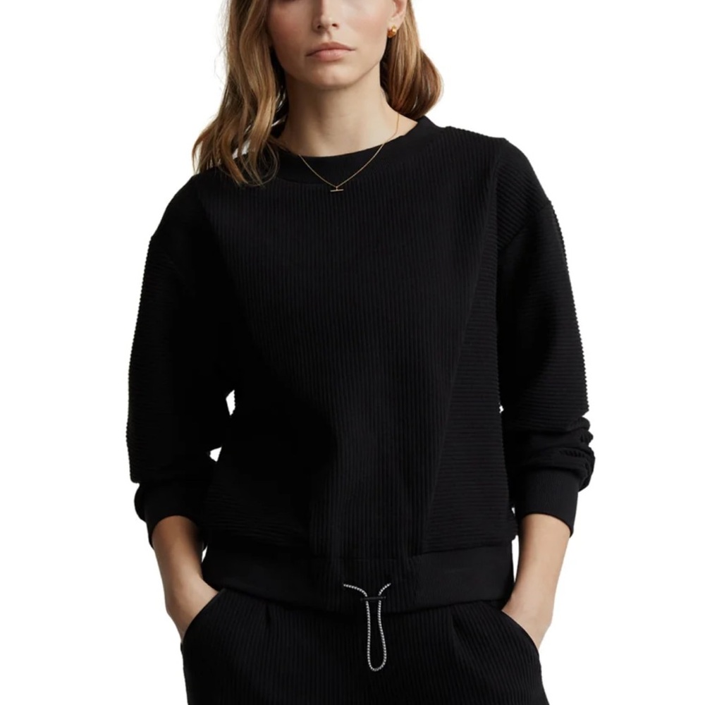 Varley Black Arleta Sweatshirt